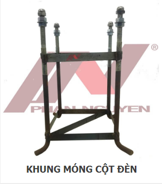 Khung móng cột điện - Thiết Bị Chiếu Sáng Phan Nguyễn - Công Ty TNHH Điện Và Cơ Khí Phan Nguyễn